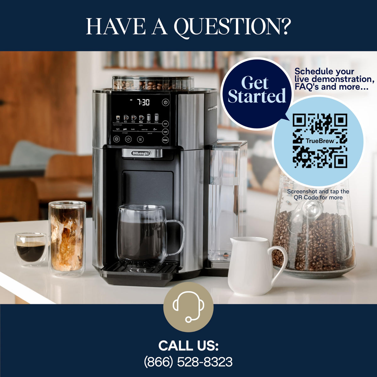 Drip Coffee Maker with Built-In Grinder W812