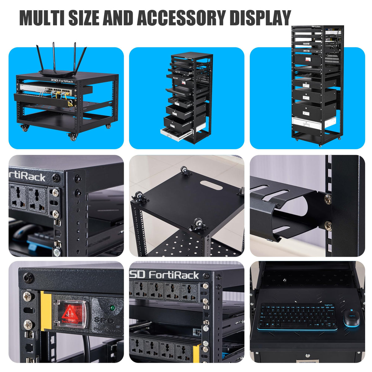 6U Open Frame Rack C11864