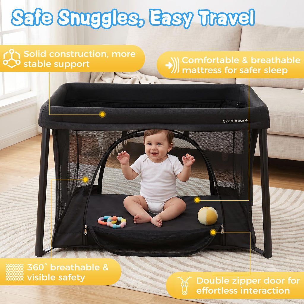 Portable Playpen with Bassinet U1889