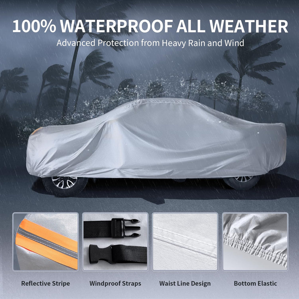 Waterproof Truck Cover with Zipper P990
