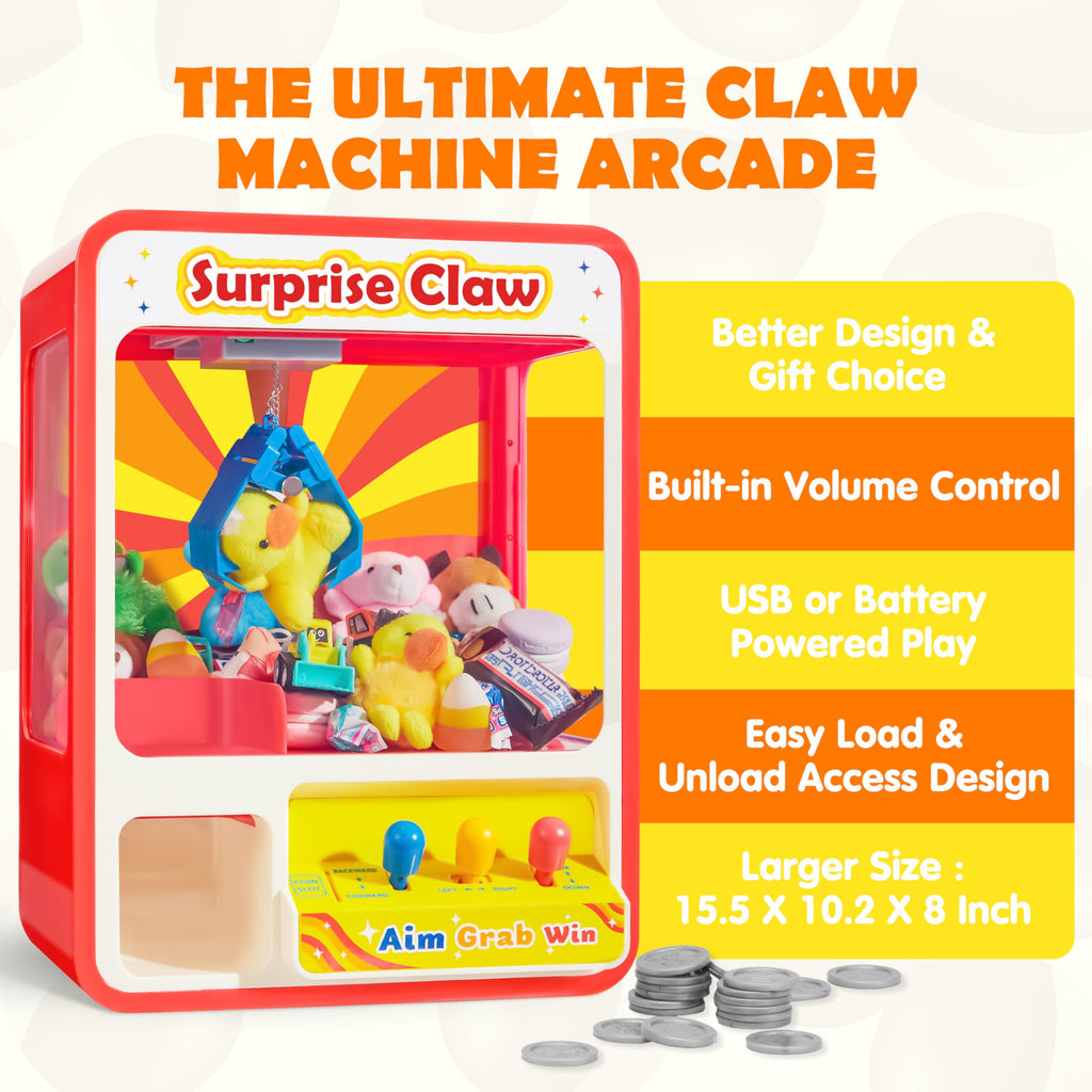 Claw Machine Arcade Toy with LED Light C2355