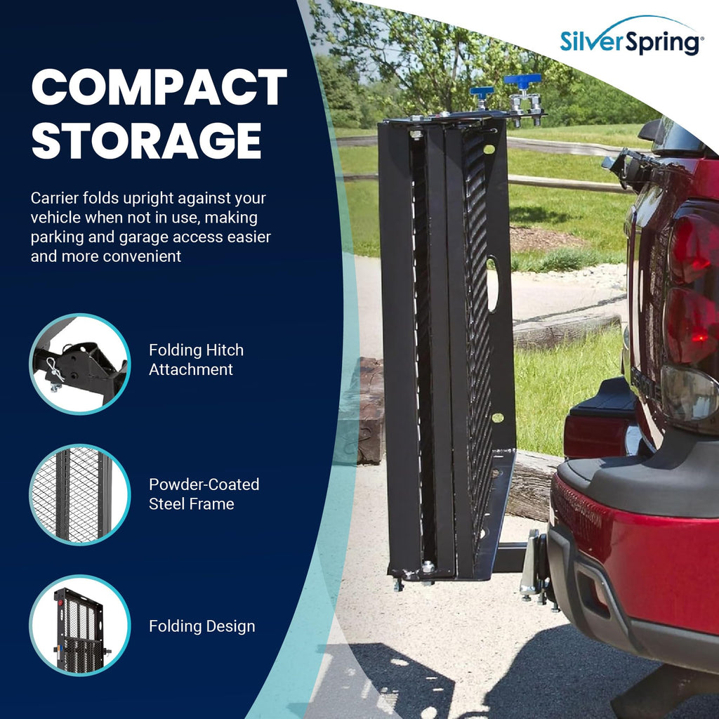 Folding Steel Wheelchair Scooter Carrier Z503
