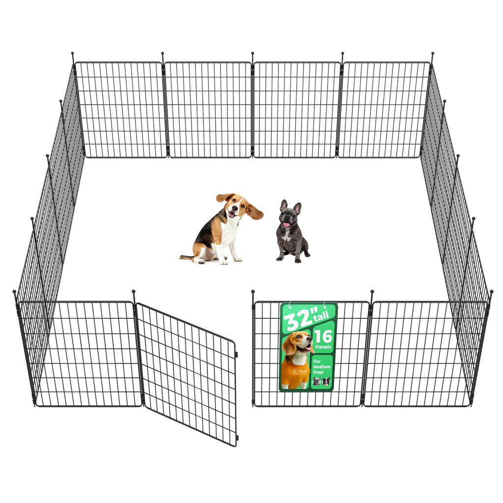 32" H 16 Panels Dog Playpen A63996