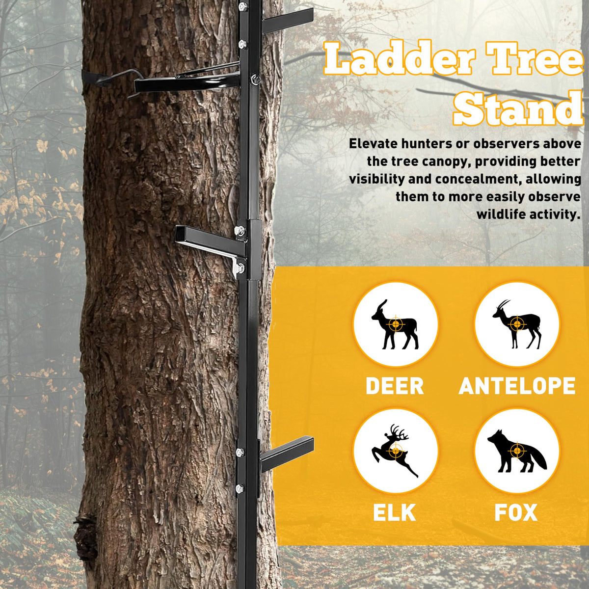 20 ft Steel Climbing Sticks L75609