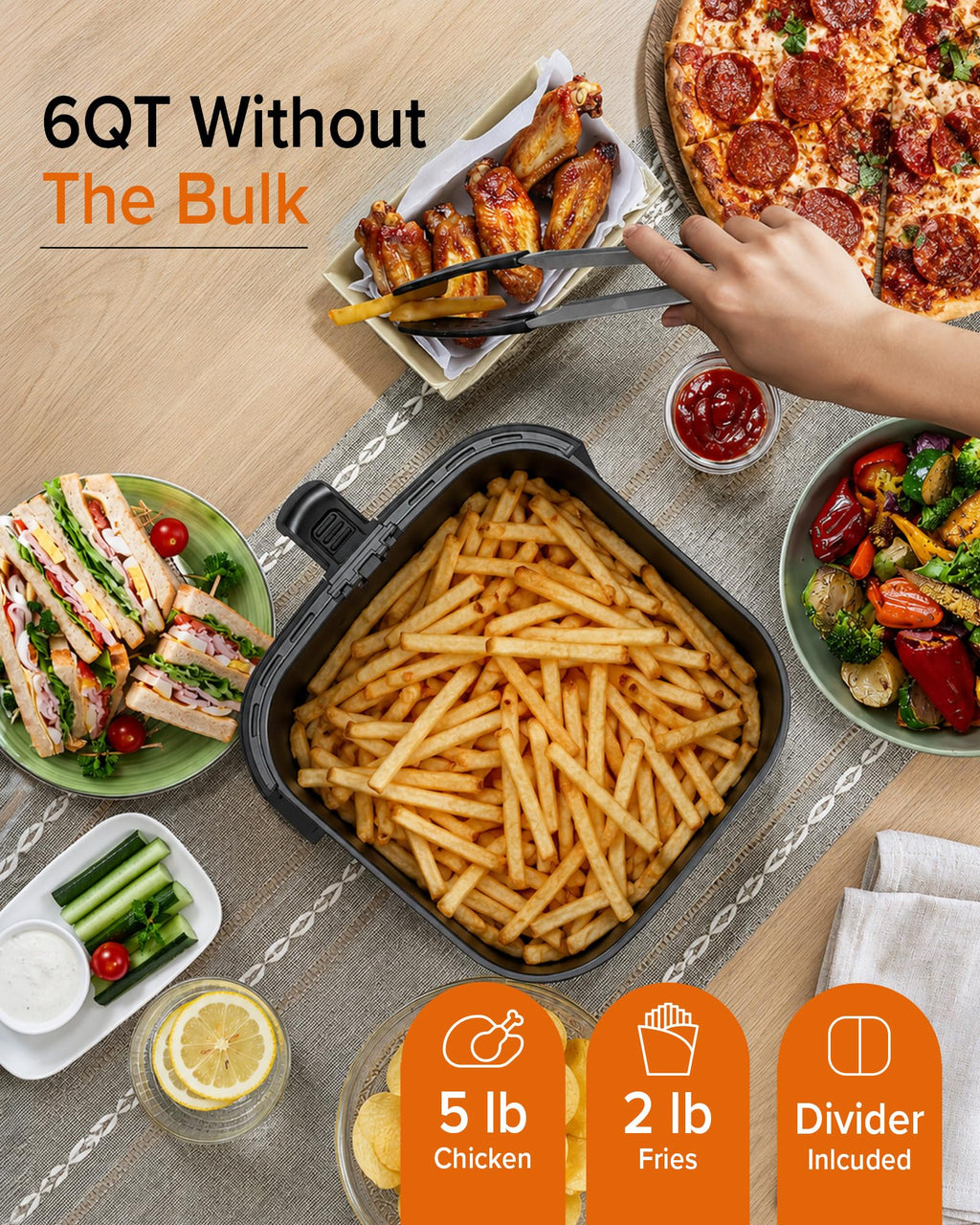 10-in-1 Air Fryer with Smart Probe P72517
