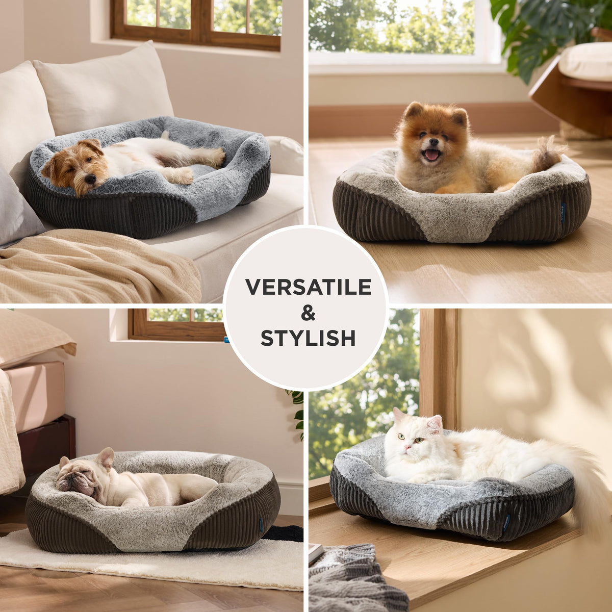 Washable Dog Bed Small Medium Size 25x21x7in W31477