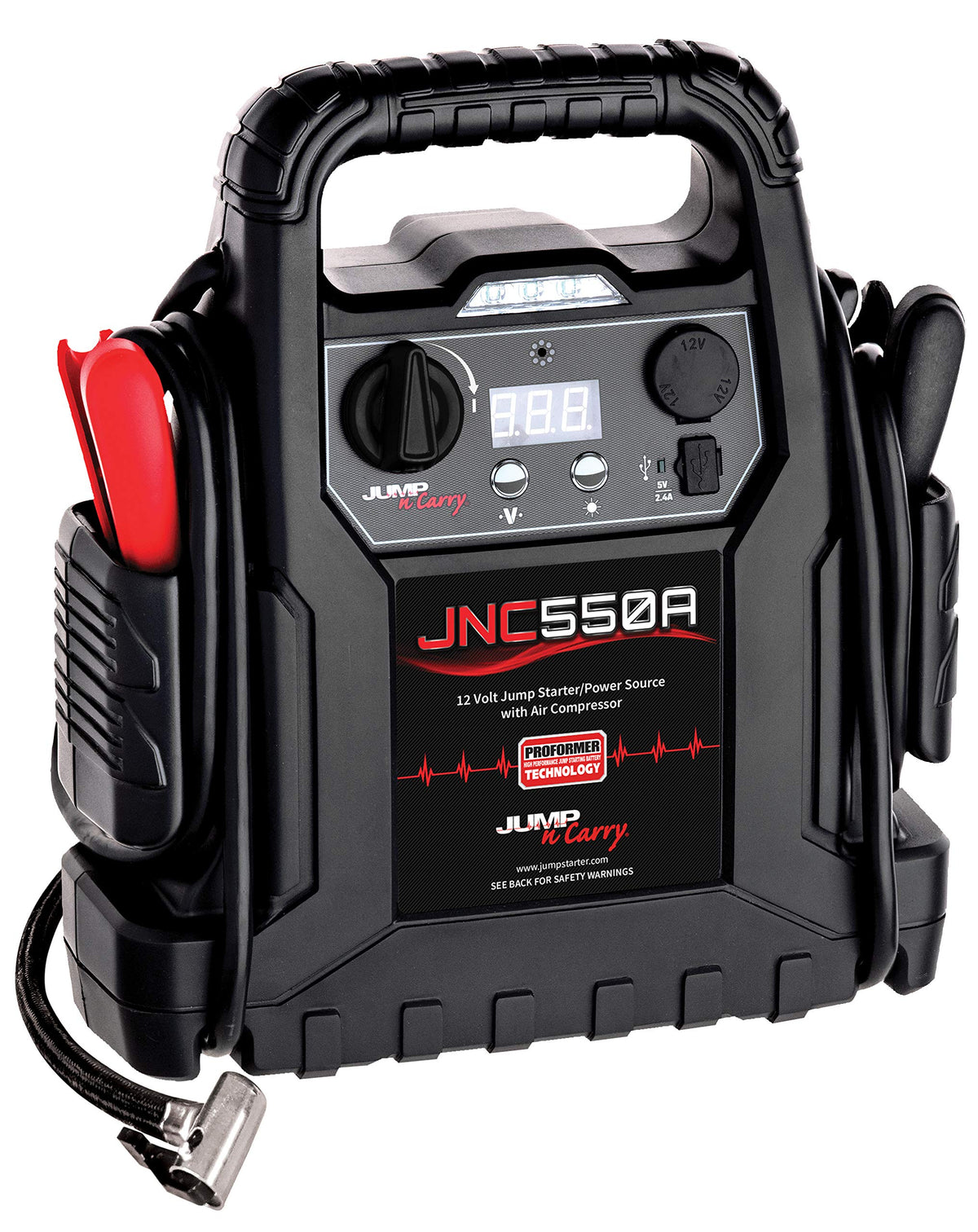 1100 Peak Amp Jump Starter with Air Compressor Z80922